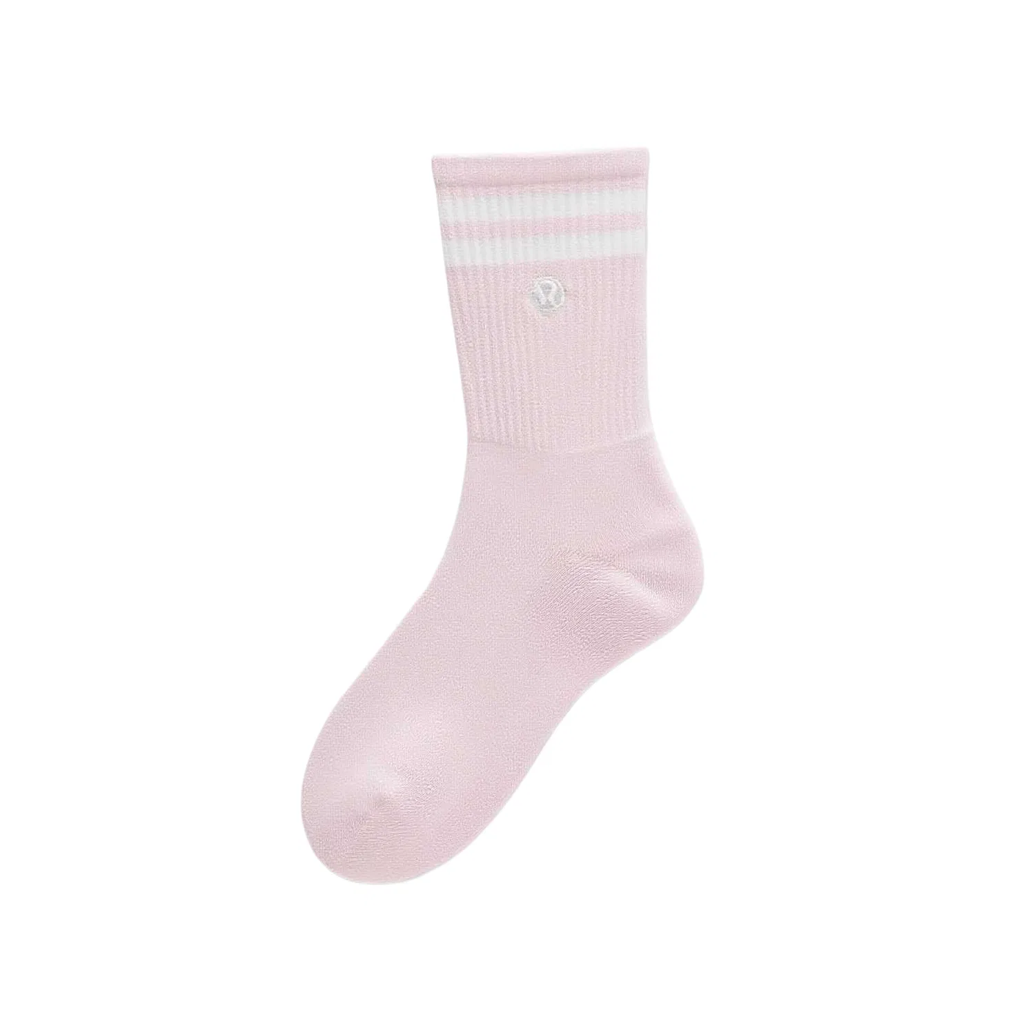 Детские носки с полосками Essential TerryToe Lululemon, Blissful Pink/White