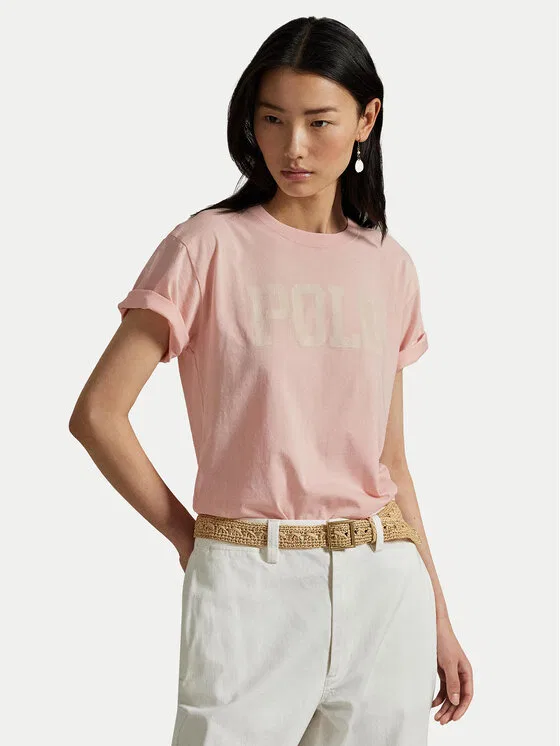 Футболка regular fit Polo Ralph Lauren, коралловый