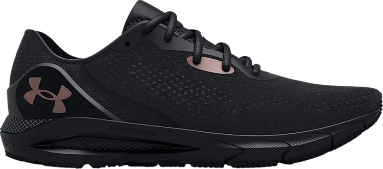 

Кроссовки Under Armour HOVR Sonic 5 Black Metallic Rose Gold, черный
