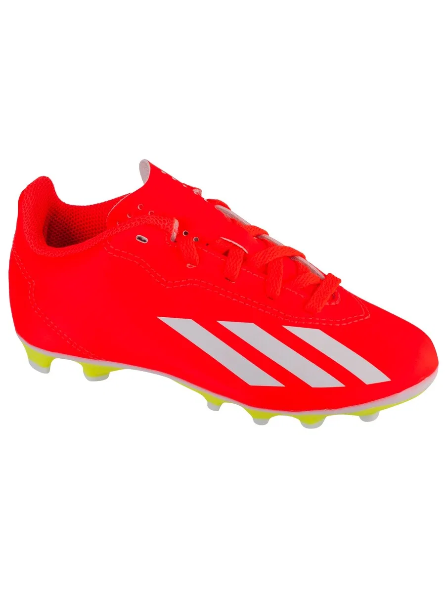 Спортивные кроссовки ADIDAS PERFORMANCE 'adidas X Crazyfast Club Jr FXG' красного цвета