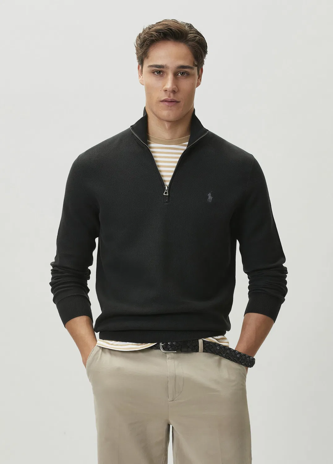 Свитшот с молнией Polo Ralph Lauren, black