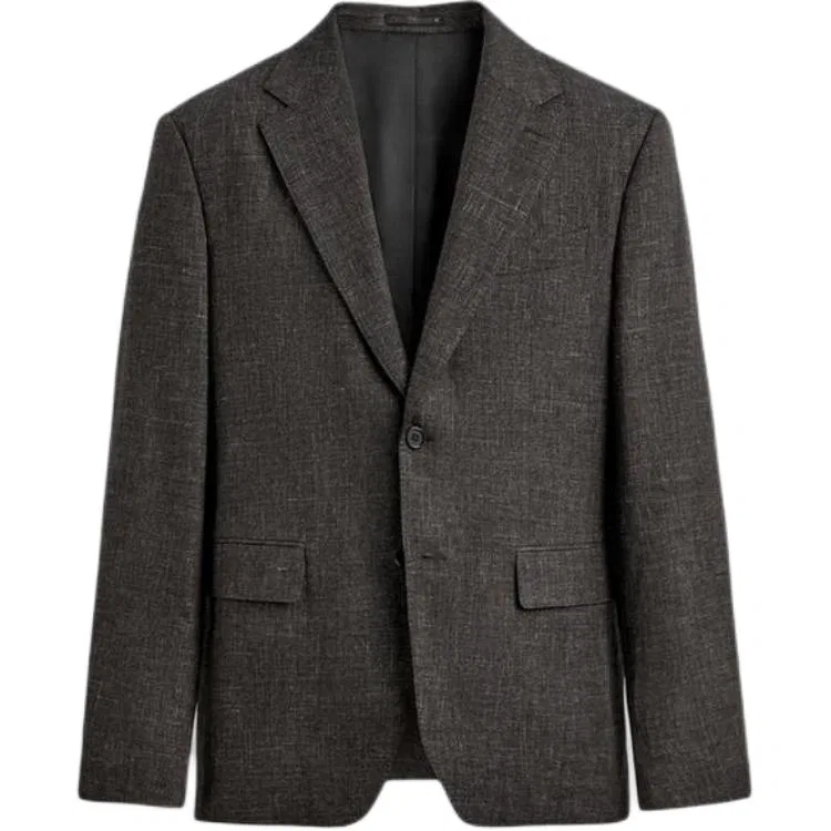 Мужской деловой костюм с лацканами Gray ZARA, Серый