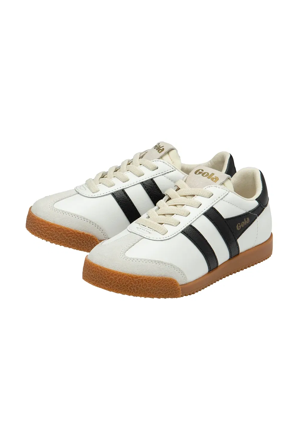Детские кожаные кроссовки Elan Gola Classics, White — фото 3
