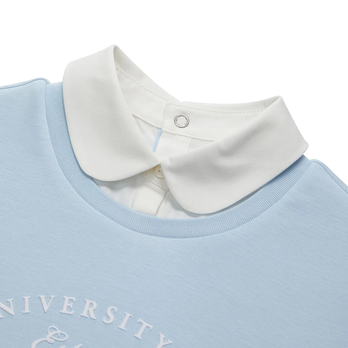 Детский свитшот с воротником-питер пэн, с принтом, Sweatshirts Peter Pan Collar, FILA KIDS — фото 4