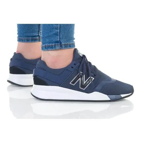 Детские кроссовки с шнуровкой New Balance 247, Navyblau — фото 3