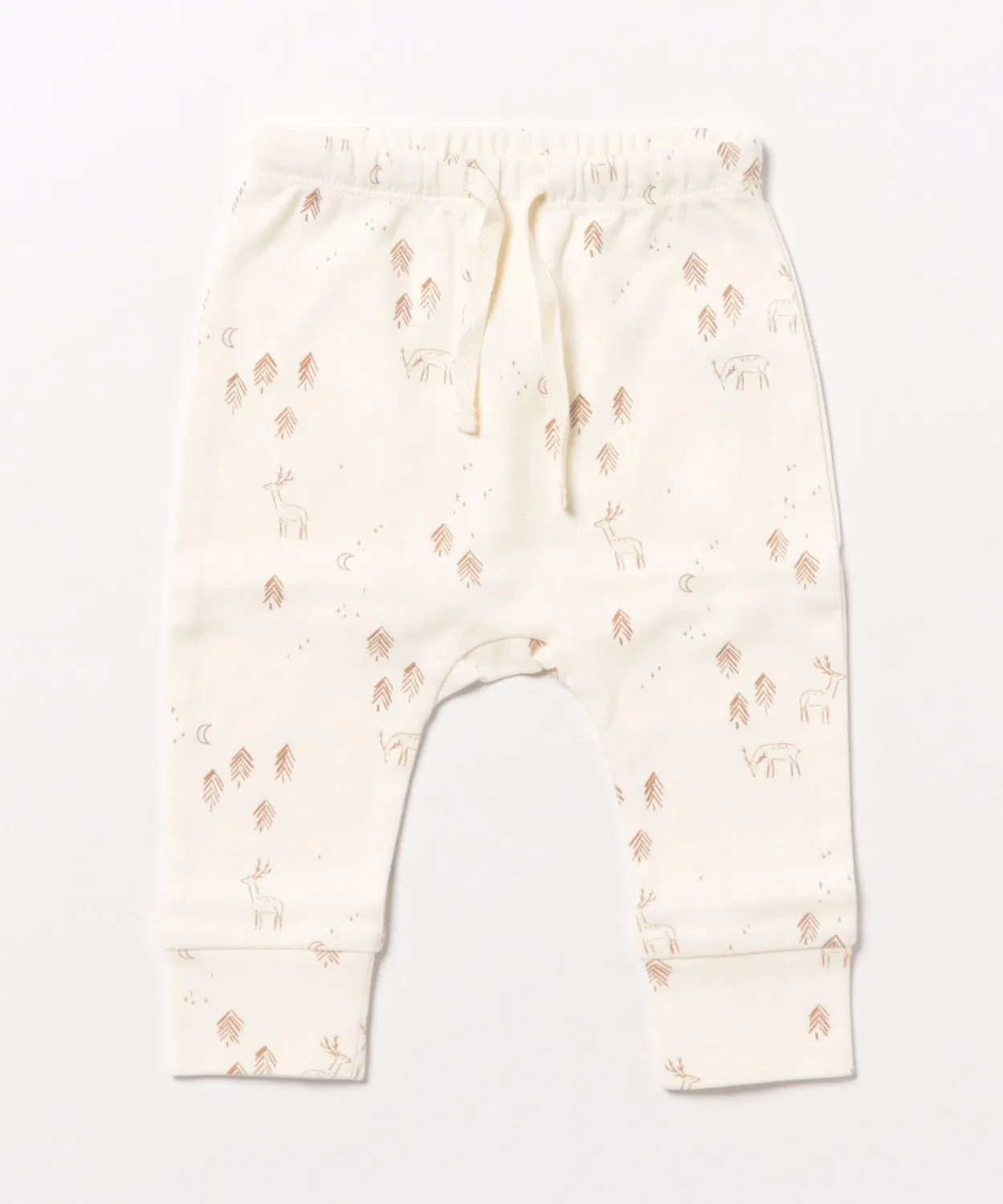 Детские штаны с завязками Woodland Quincy Mae, Ivory