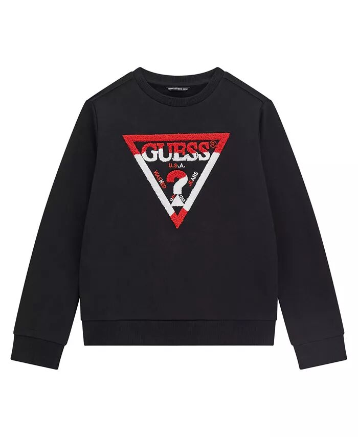 

Толстовка Big Boy с круглым вырезом и треугольным логотипом GUESS