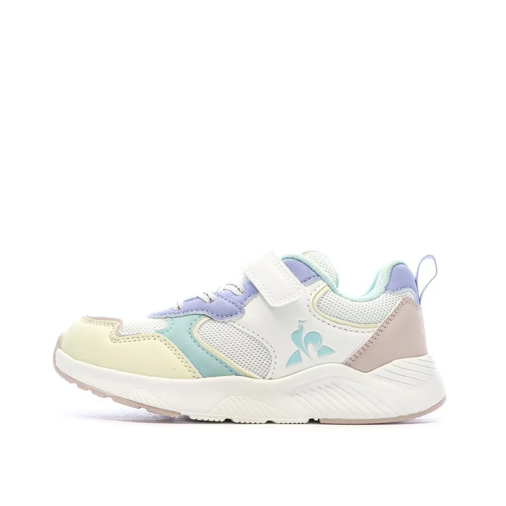 Детские кроссовки для девочек с липучкой LSC Runner Le Coq Sportif, Bunt Rosa