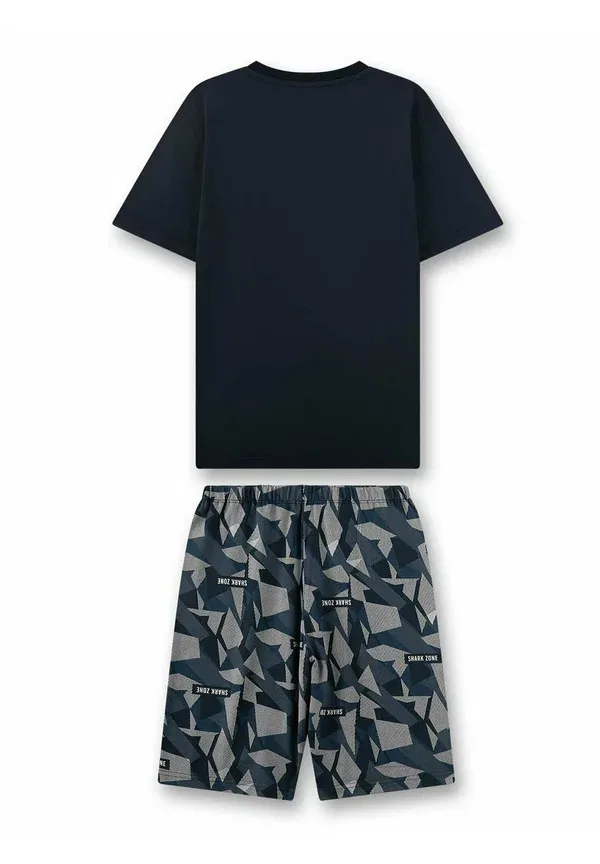 Пижама-комплект, хлопок, Camouflage set, Sanetta, темно-синий — фото 2