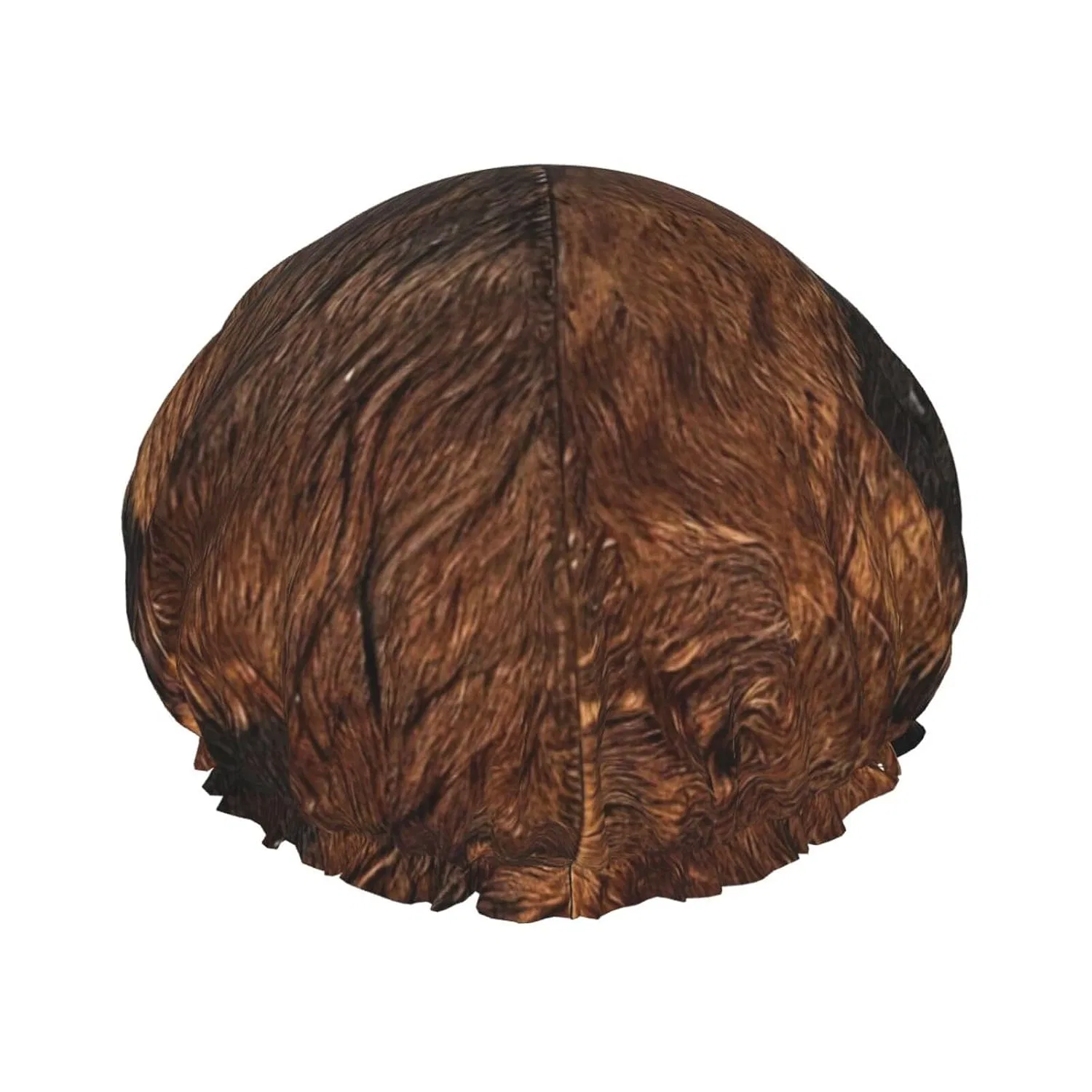 Шапочка для душа FJQWKLF, 1 шт, 27 см, Brown Cowhide Art