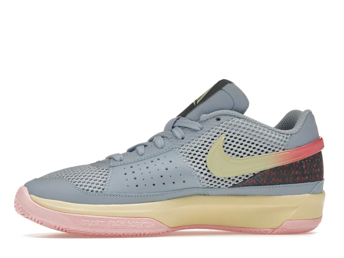 Детские кроссовки для активного отдыха Nike Ja 1 Day One Nike, Cobalt Bliss/Citron Tint/Hot Punch — фото 3