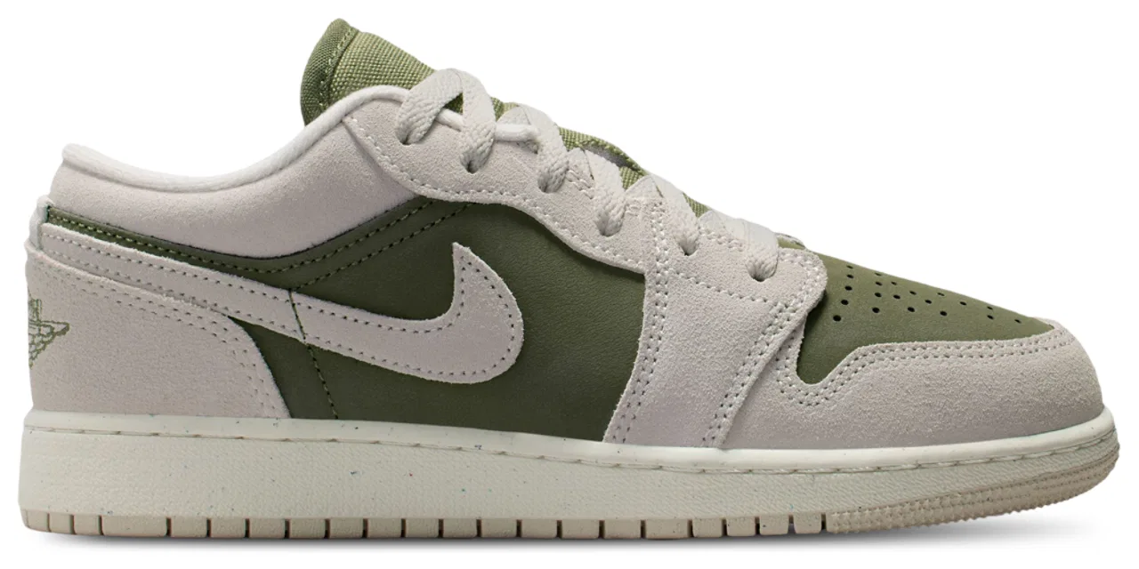 Кроссовки для мальчиков Air 1 Low SE Jordan, зеленый/бежевый