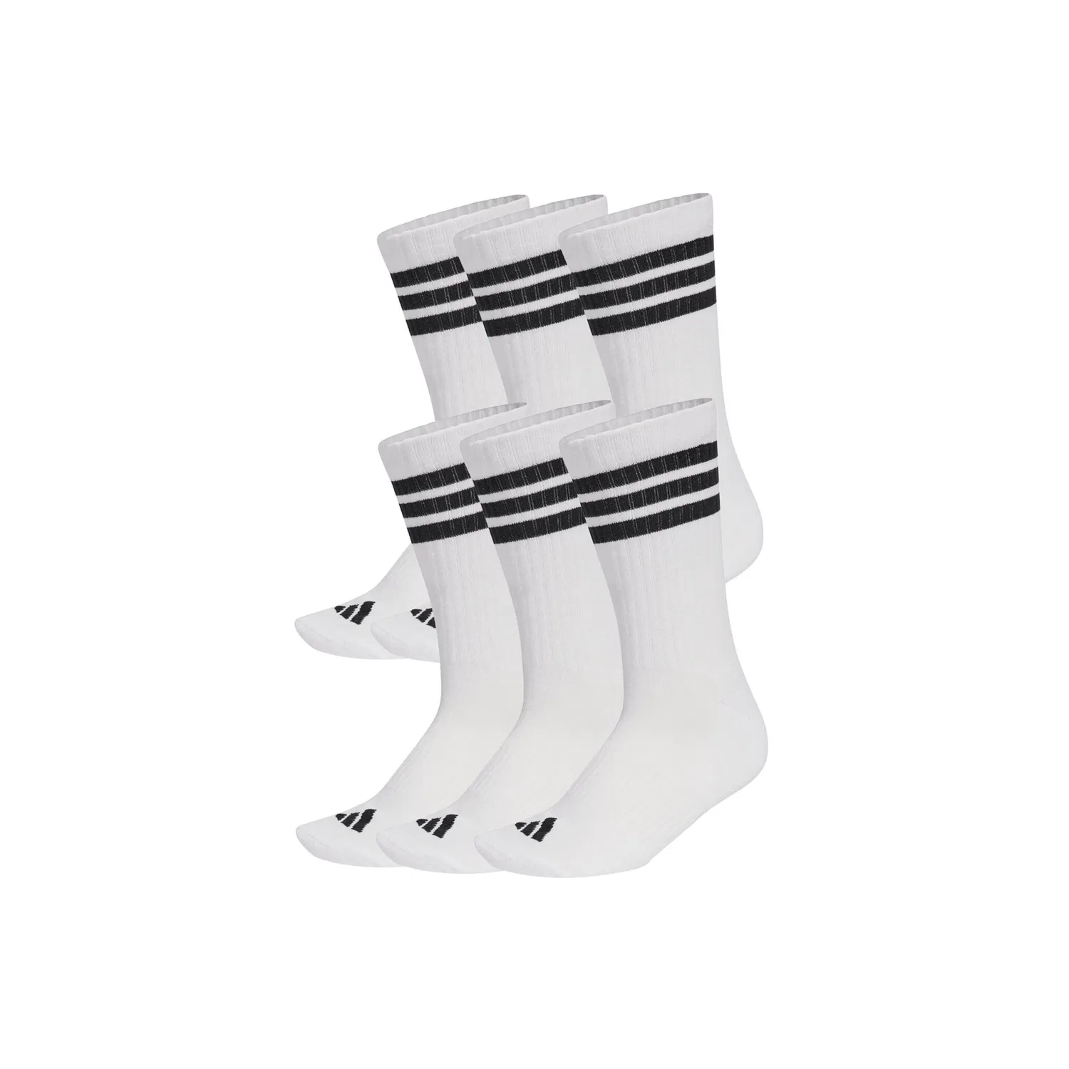 Мужские короткие носки с тремя полосками Adidas Originals, White