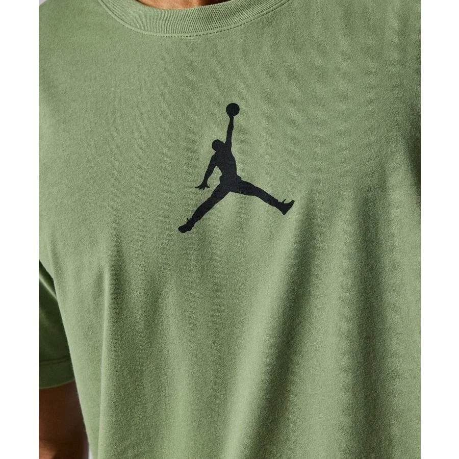 Футболка спортивная с принтом Jordan Jumpman Nike, Хаки — фото 3