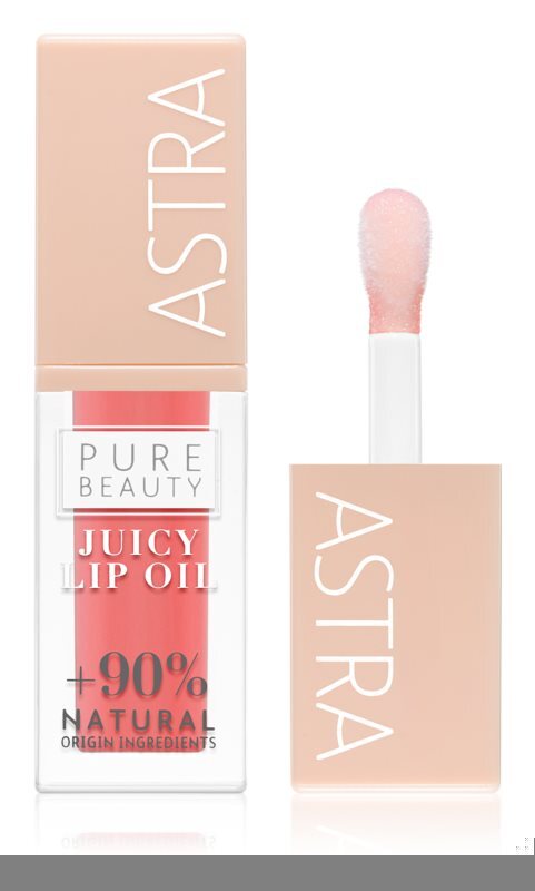 

Питательный блеск для губ Astra Make-up Pure Beauty Juicy Lip Oil, оттенок 01 Peach 5 мл