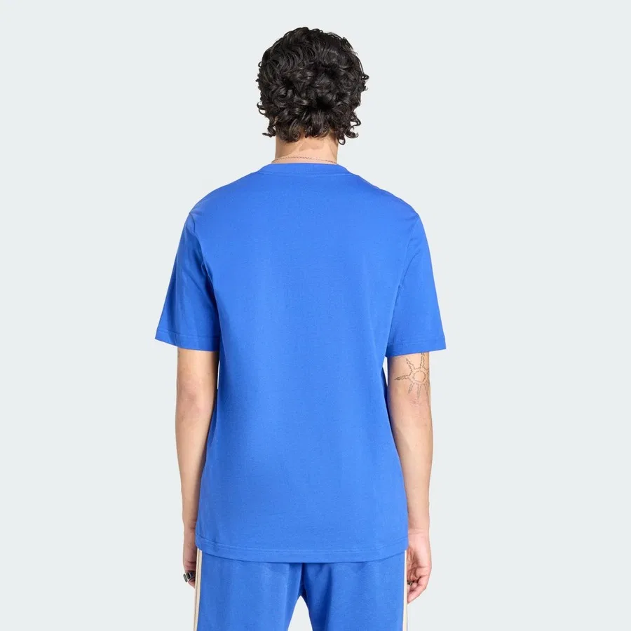 Футболка с принтом Italy Graphic adidas, Синий — фото 2