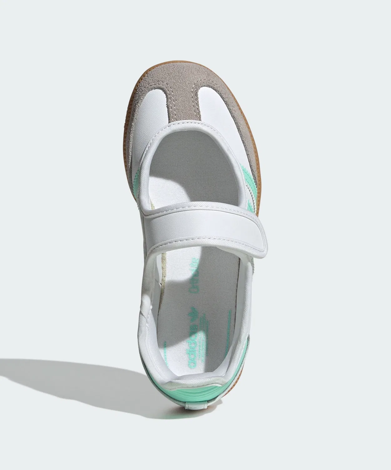 Детские кроссовки с ремешком Samba Jane Adidas, Белый — фото 3