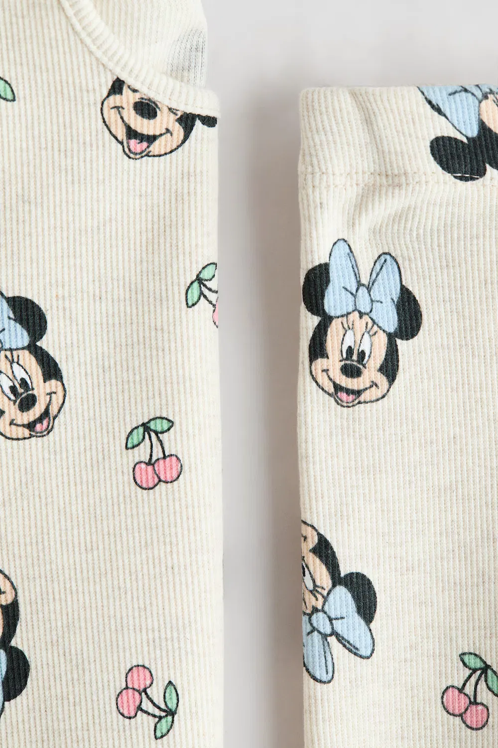 Хлопковый комплект из 2 предметов с принтом H&M, Hellbeige/Minnie Maus — фото 2