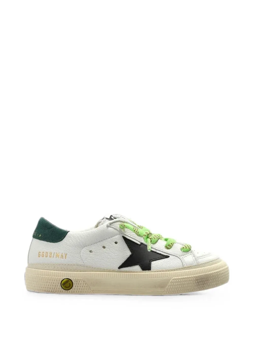 Кроссовки May со звездой-нашивкой Golden Goose Kids, белый — фото 2