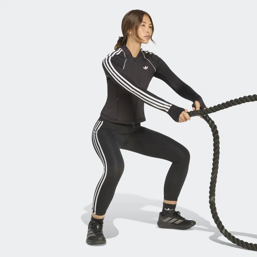 Женская куртка с длинным рукавом Originals Sport Superstar adidas, Черный — фото 3