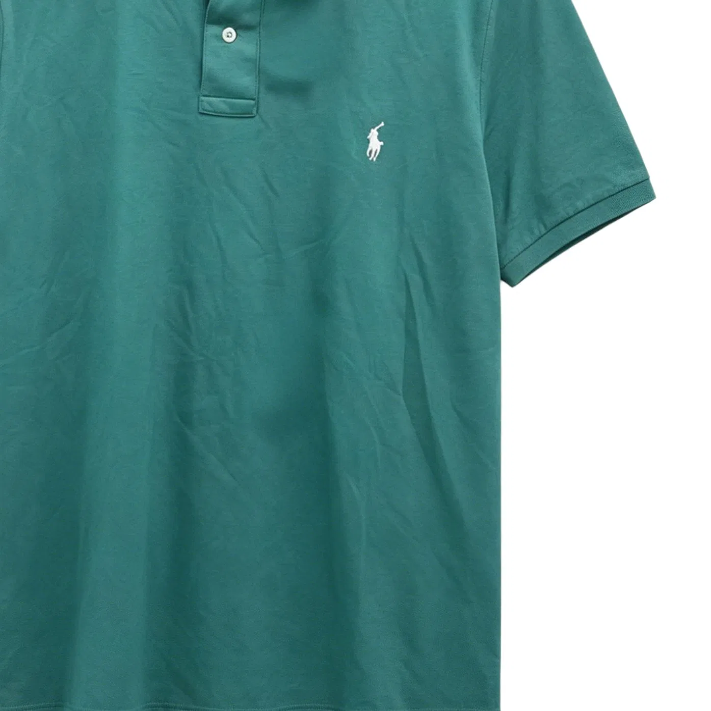 Поло мужское, хлопковое, Polo Ralph Lauren, Green — фото 3