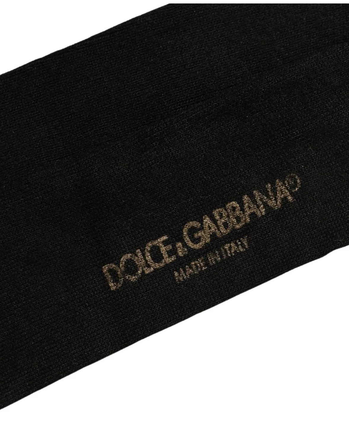 Мужские высокие носки с логотипом Dolce & Gabbana, Black — фото 4