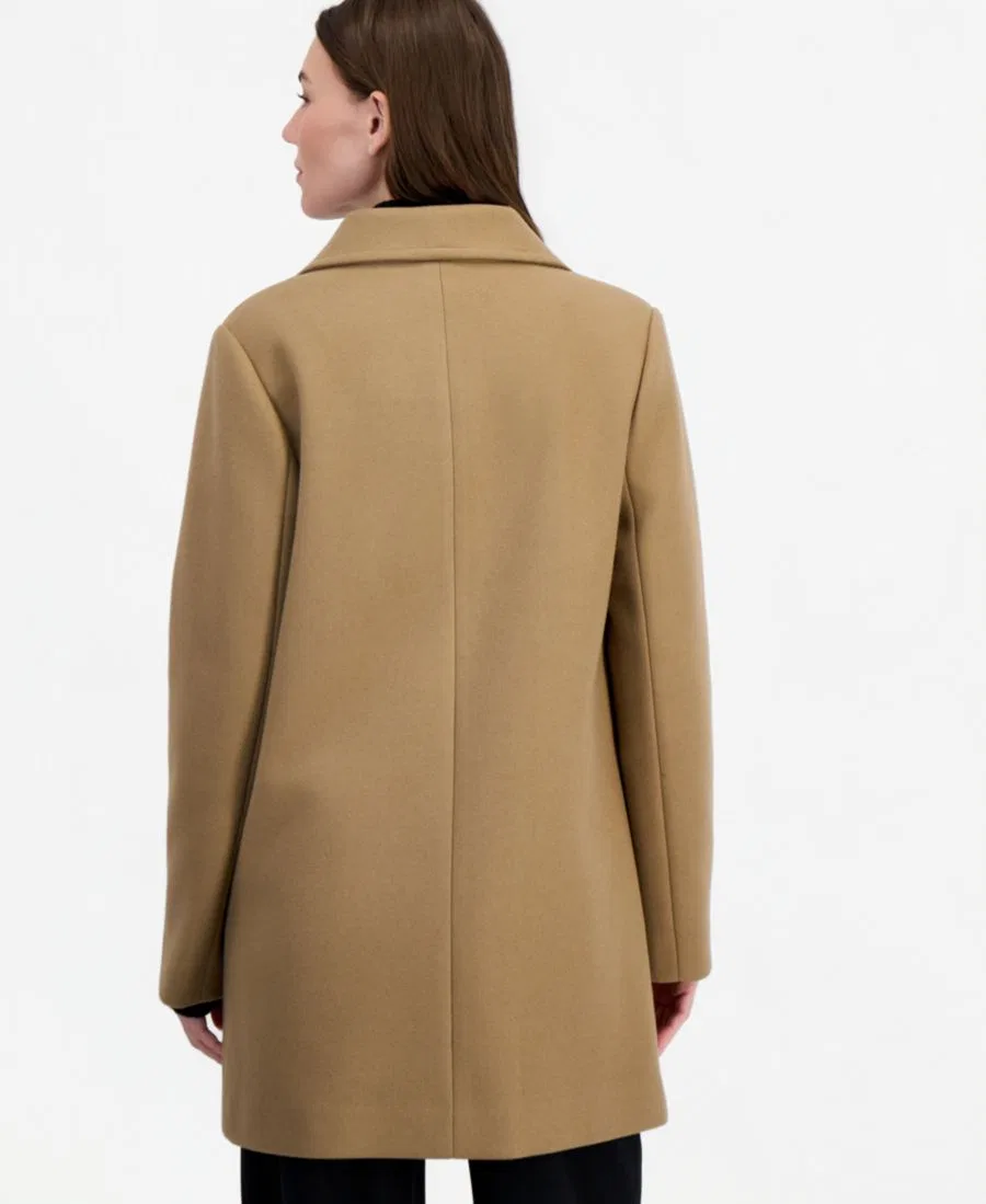 Пальто двубортное Calvin Klein, Camel — фото 2