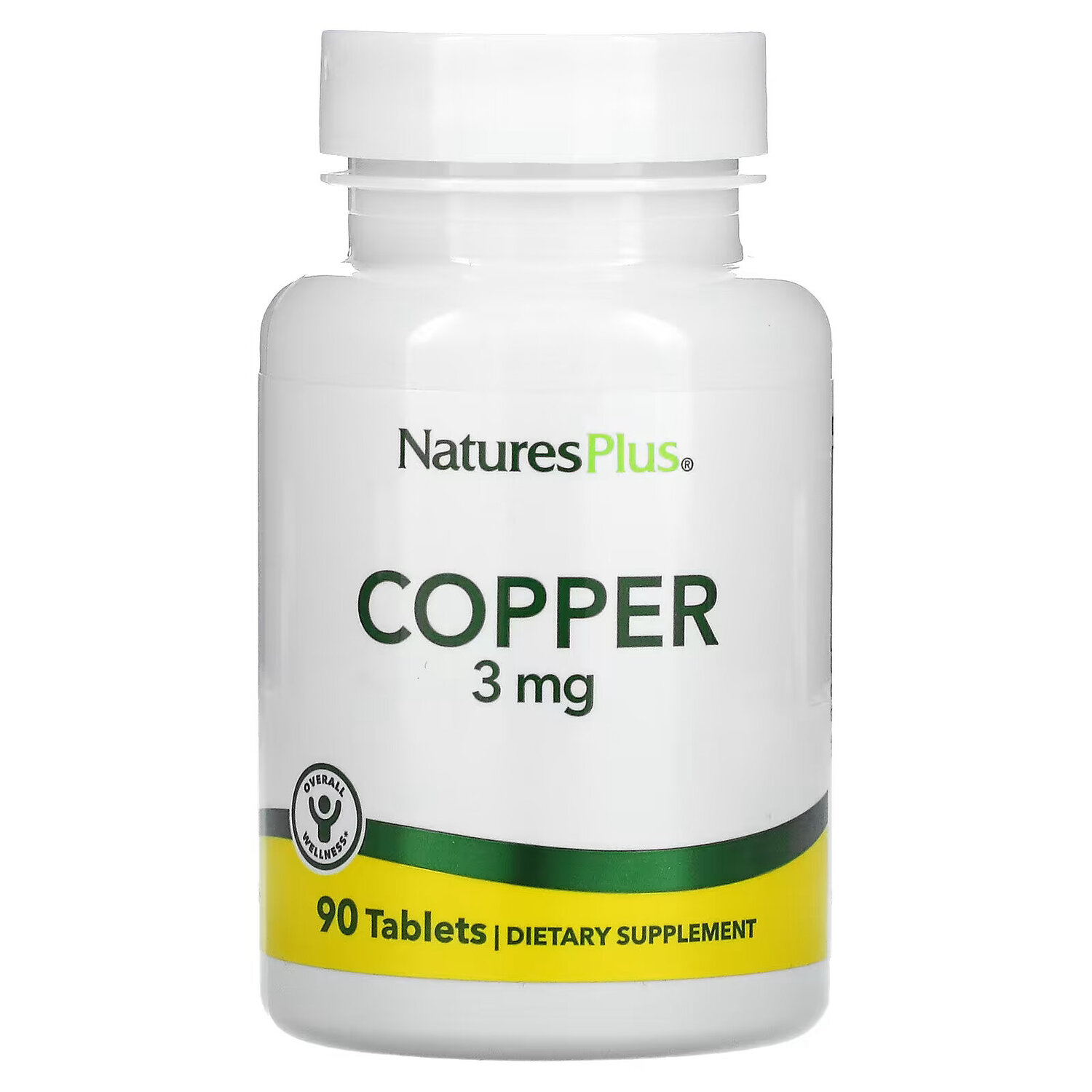 

NaturesPlus, Медь, 3 мг, 90 таблеток
