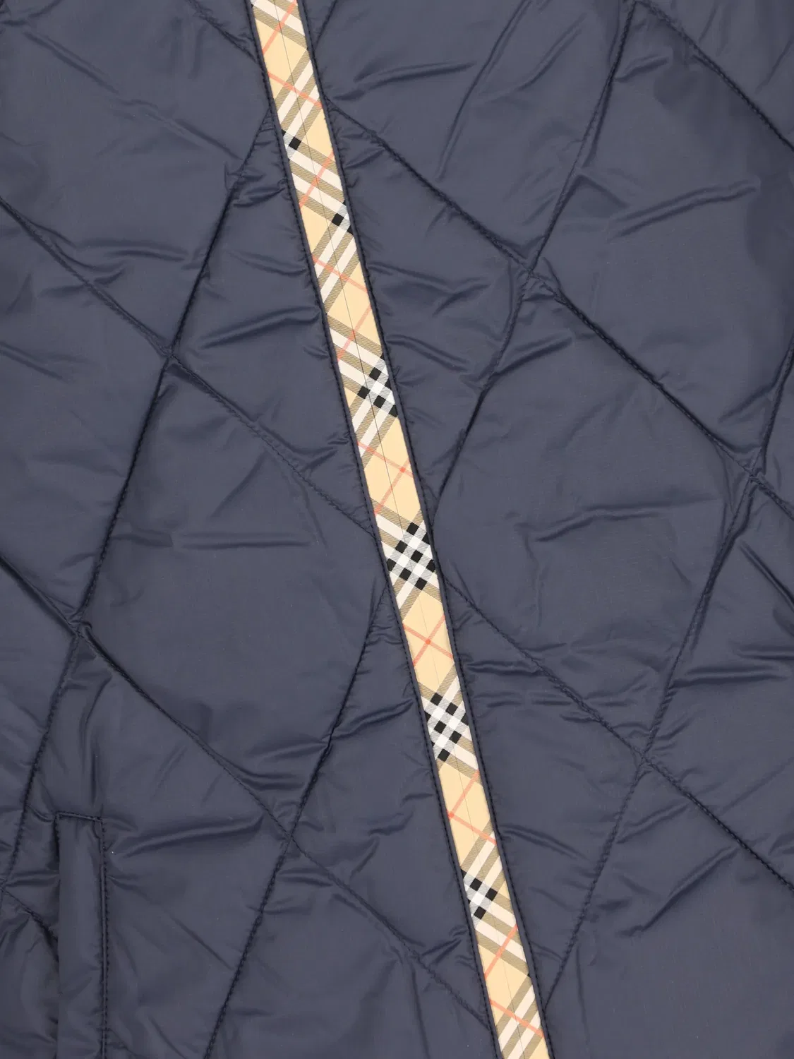 Дутый жилет Burberry Kids, черный — фото 4