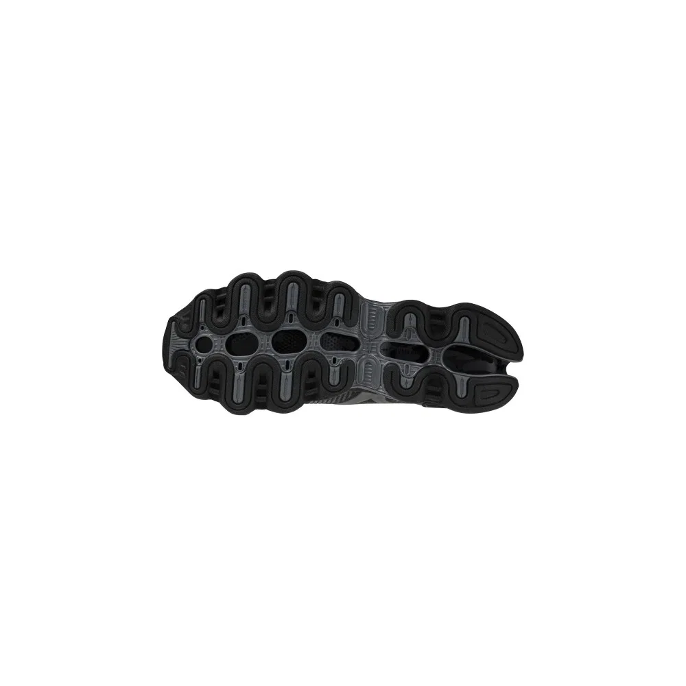 Детские кроссовки для бега с амортизацией Wave Prophecy 15 Black Grey Mizuno — фото 2