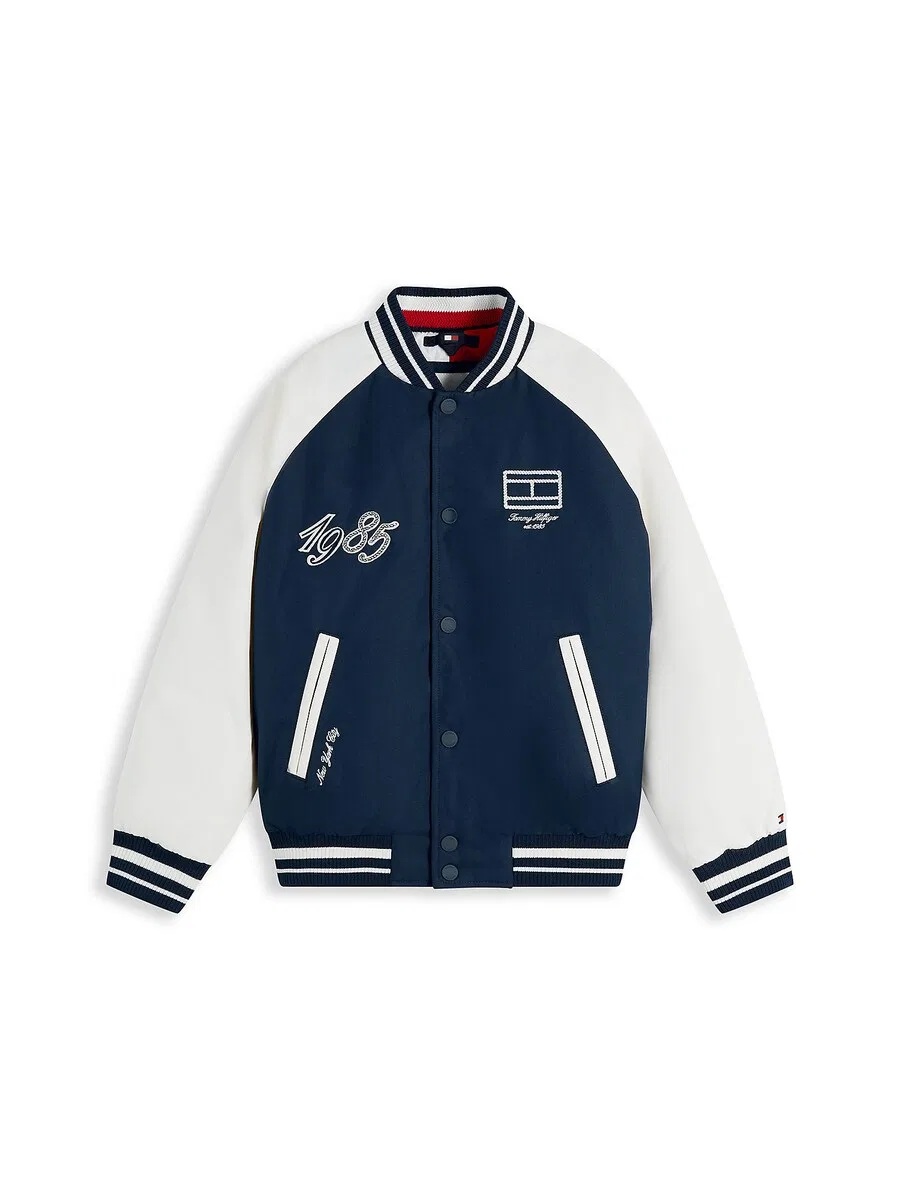 Куртка TOMMY HILFIGER межсезонья темно-синего цвета