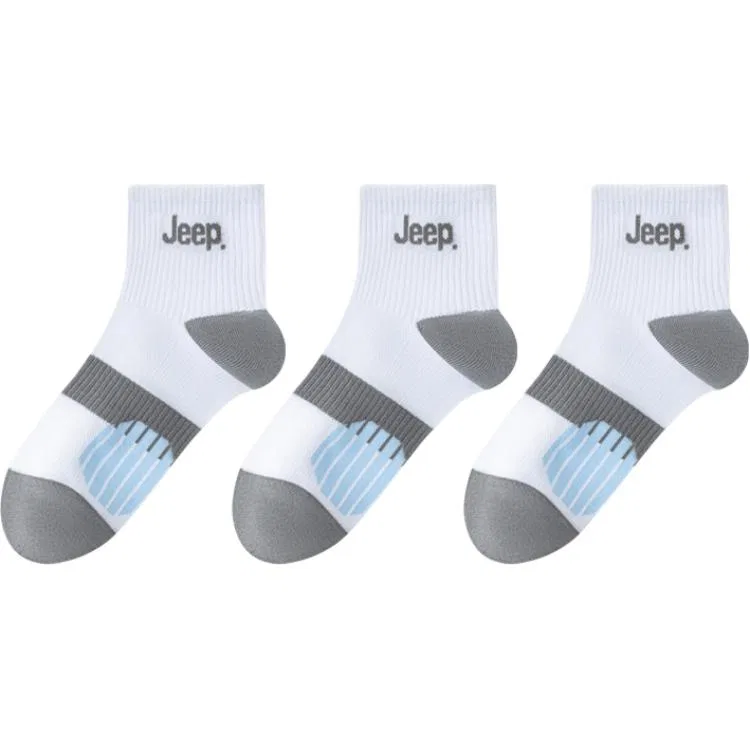 Детские носки с принтом Jeep, 3 пары, Jeep, White 3 Pack