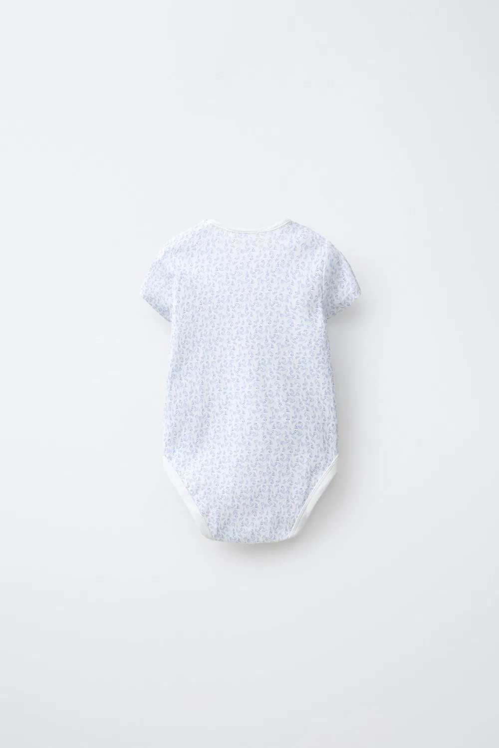 Набор из 5 боди с короткими рукавами и лимонным принтом ZARA, Blue/White — фото 3