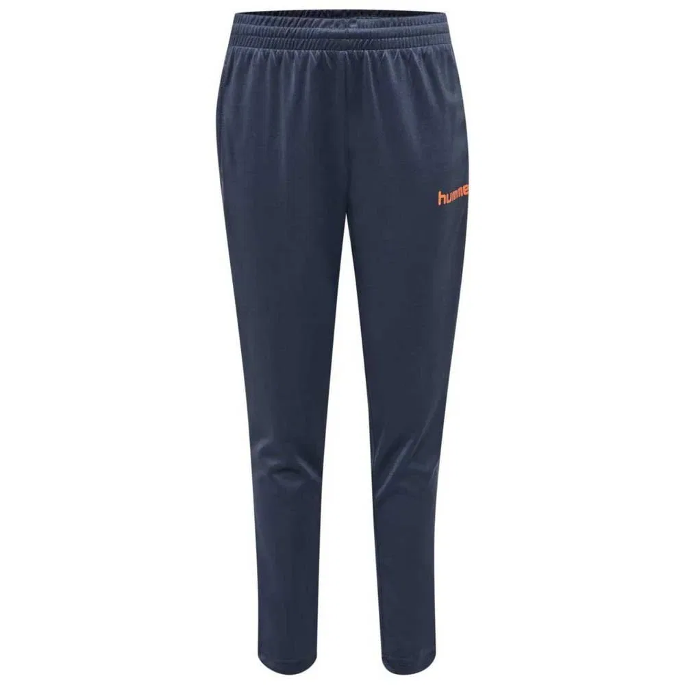 Детский спортивный костюм с молнией и принтом Promo Poly Hummel, Orange — фото 4