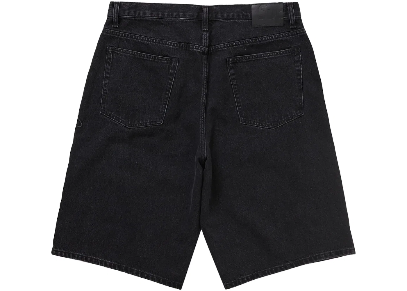 Мужские шорты с принтом Supreme, Washed Black — фото 2