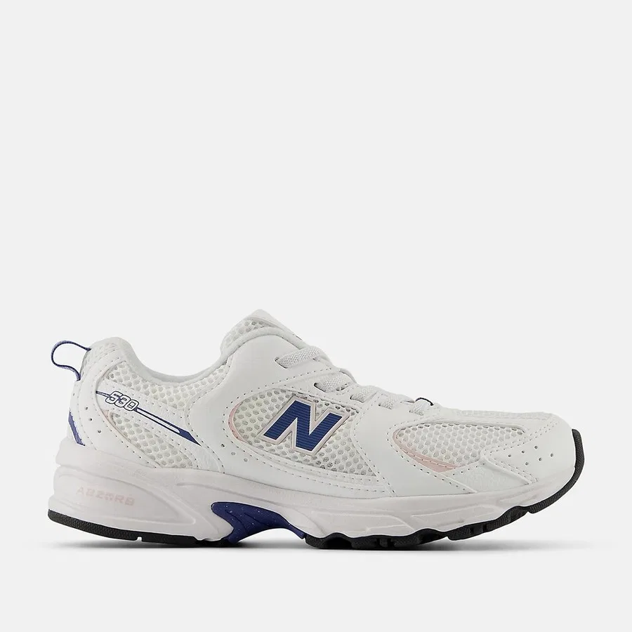 Детские спортивные кроссовки с классическим дизайном 530 New Balance, Белый