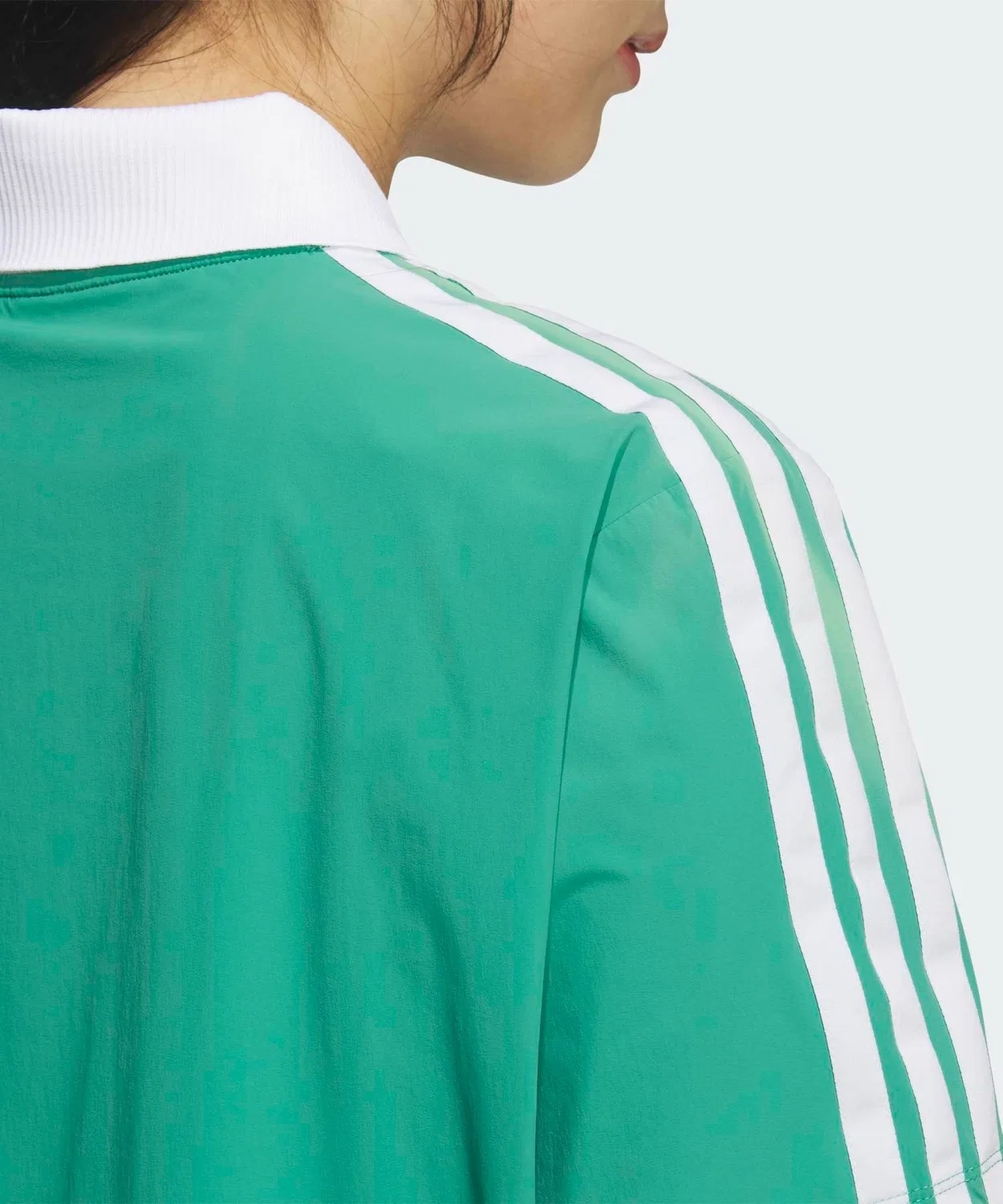 Женская рубашка-поло с коротким рукавом, свободный крой Adidas, Green — фото 4