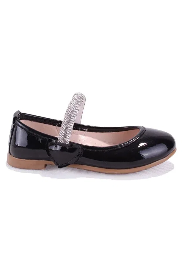 Детские балетки для девочек без застежек Basic Dagoster, Black Rugan — фото 2