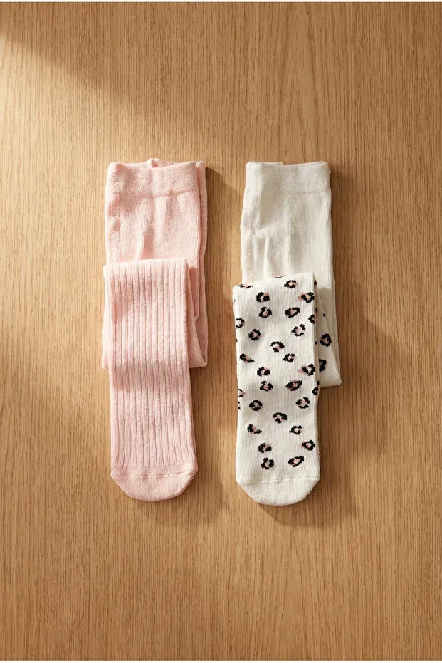 Детские колготки с принтом Bony Socks, Pink Patterned