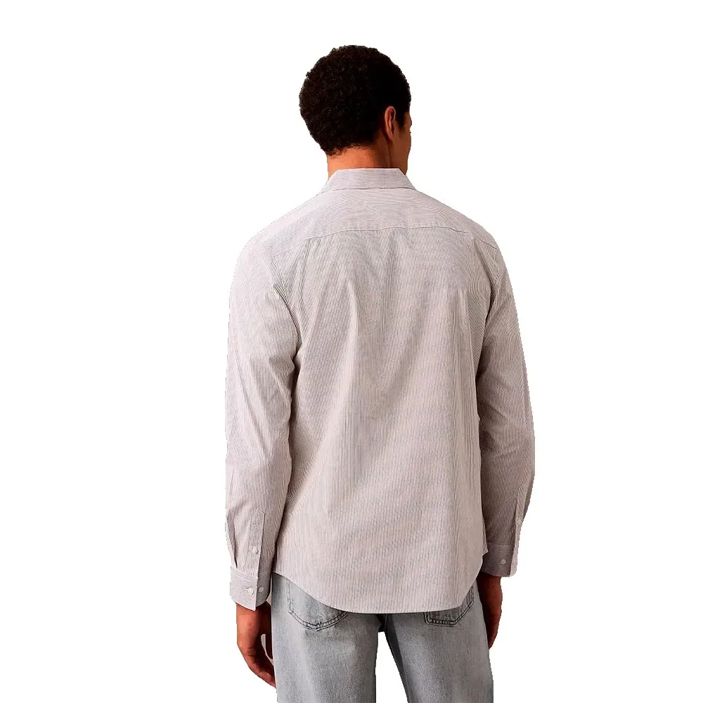 Рубашка с длинным рукавом Slim Fit Calvin Klein, бежевый — фото 2