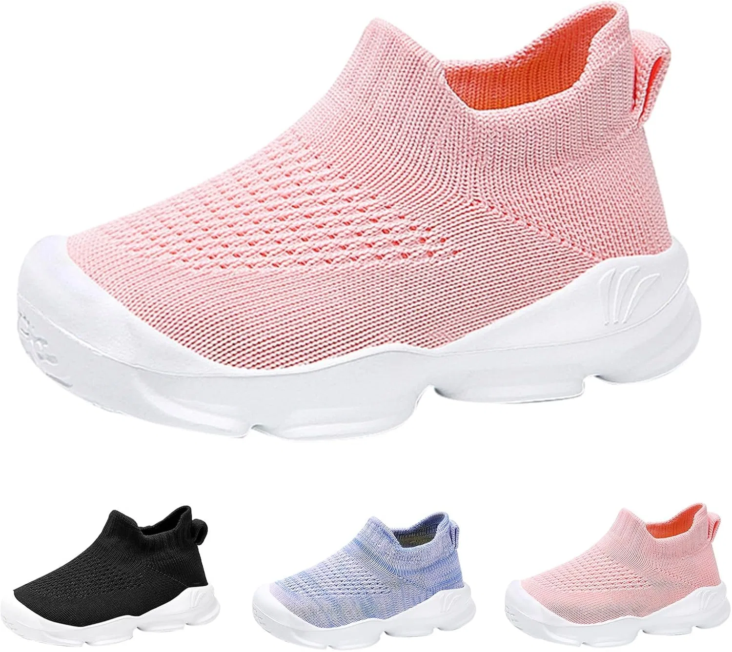 Детские кроссовки из дышащей сетки для мальчиков, Pink — фото 4