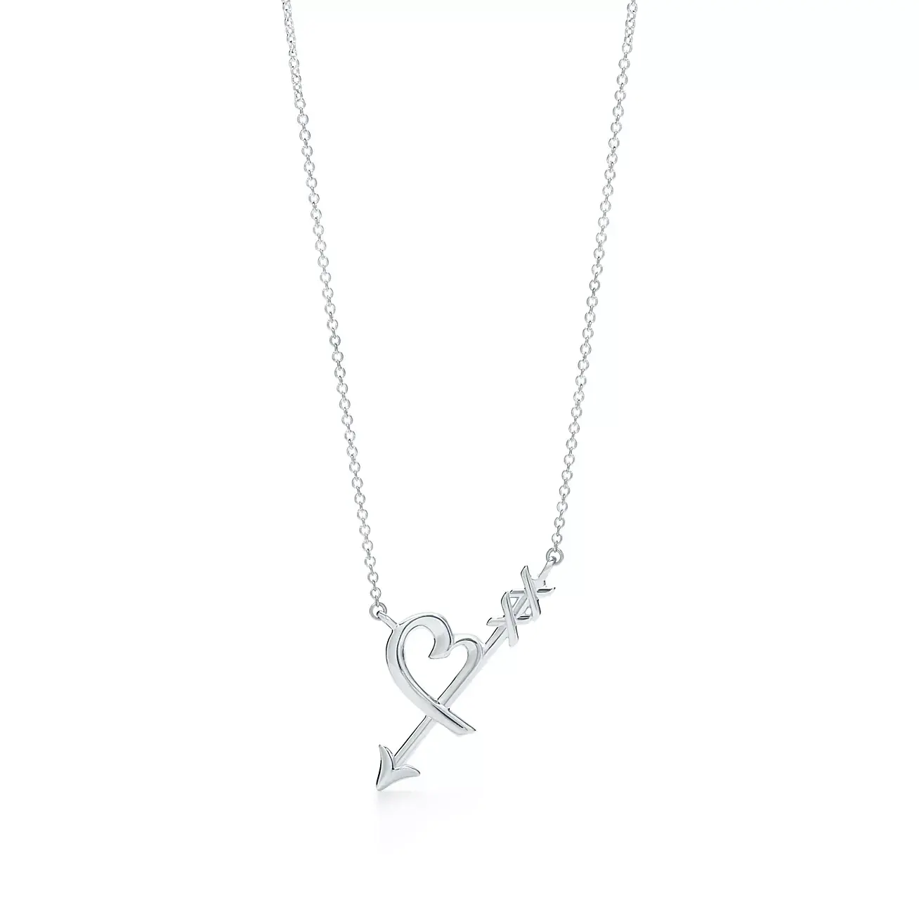 

Колье Tiffany & Co. x Paloma's Graffiti Heart & Arrow, серебро