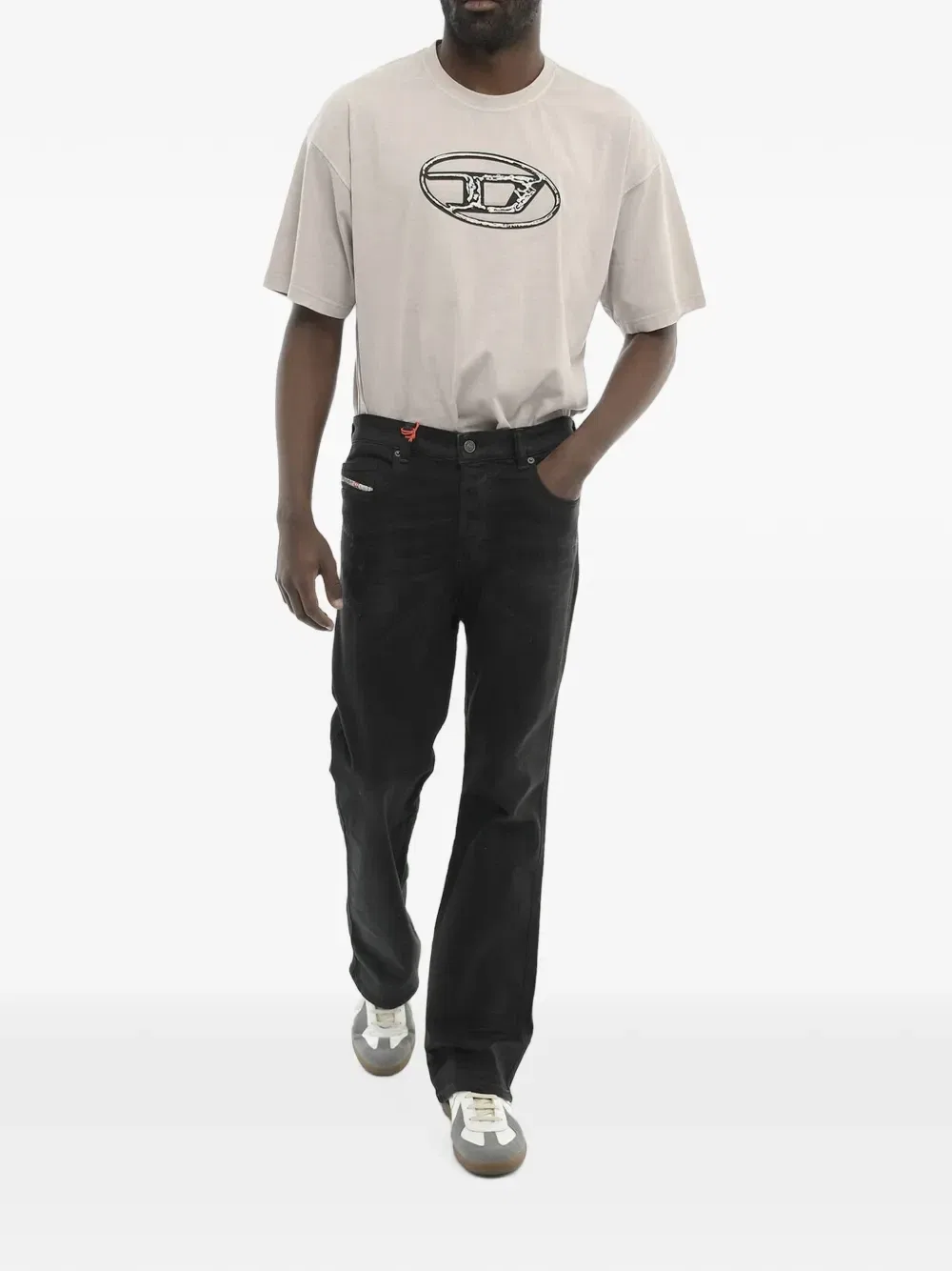 Джинсы 1998 slim-fit D-Buck bootcut Diesel, черный — фото 2