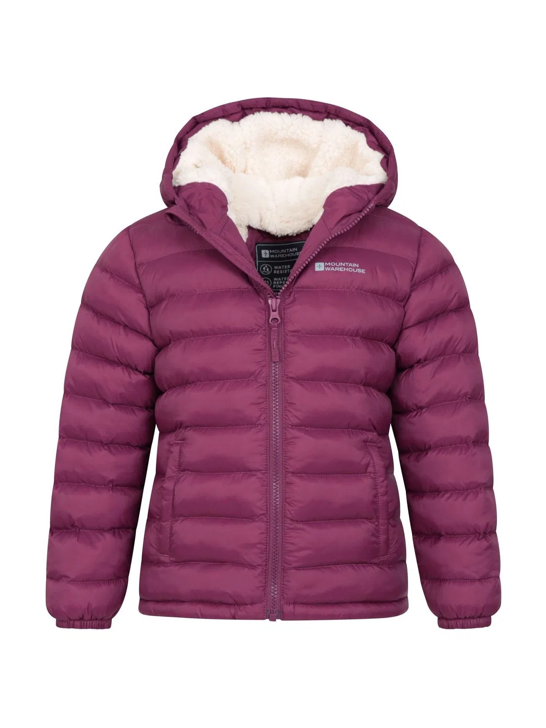 Куртка утепленная с меховой подкладкой Mountain Warehouse Seasons, розовая — фото 3
