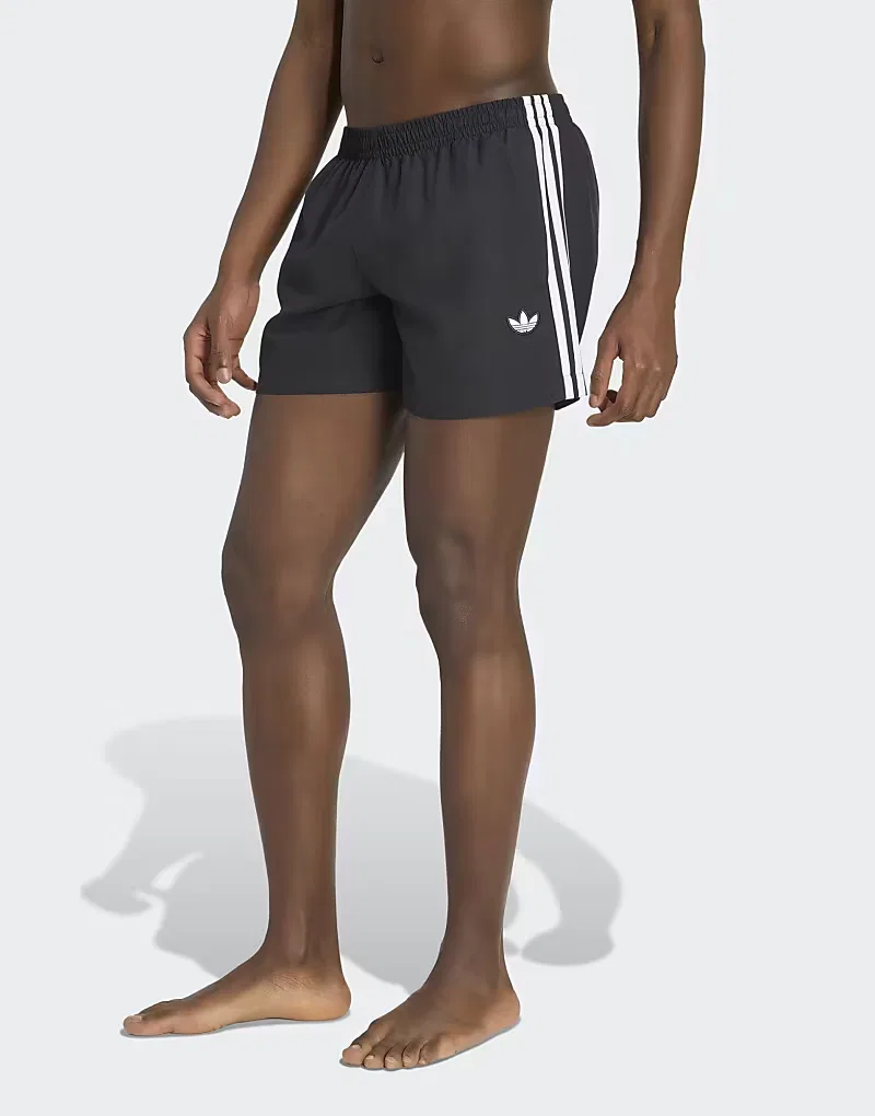 Плавки Adidas Originals с тремя полосками, черный