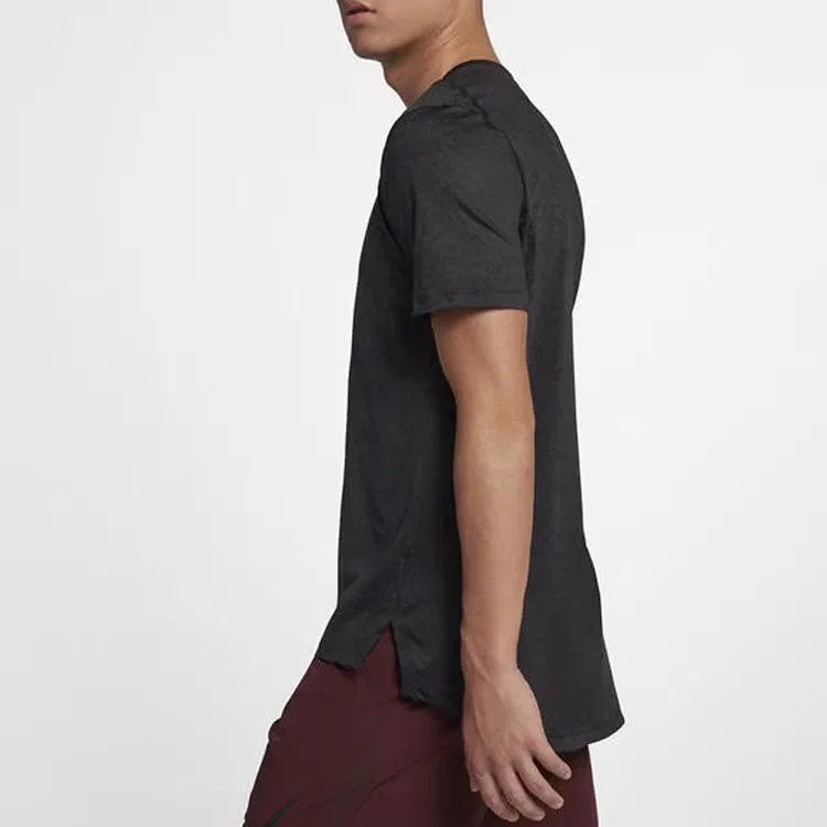 Футболка с коротким рукавом Dri-Fit Nike, черный — фото 4