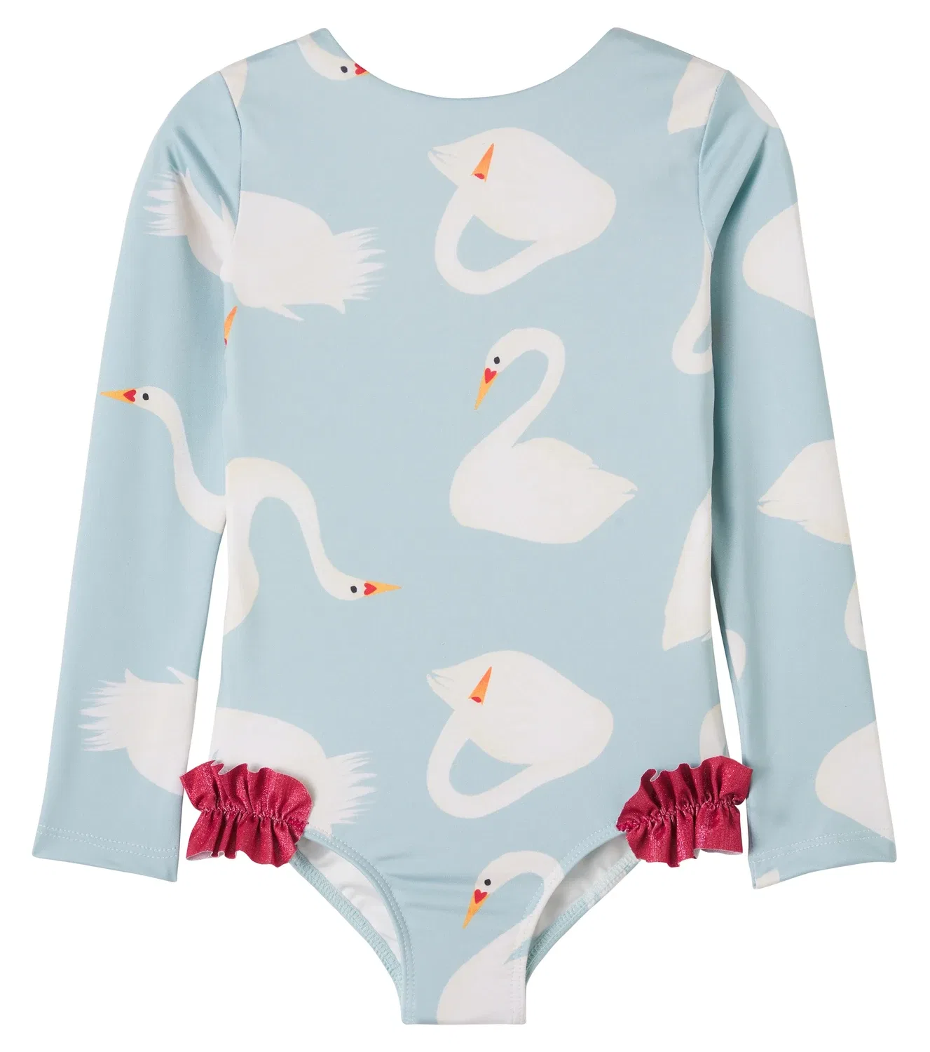 Раздельный купальник с принтом Swan Love Azul Claro Pepita&Me, синий
