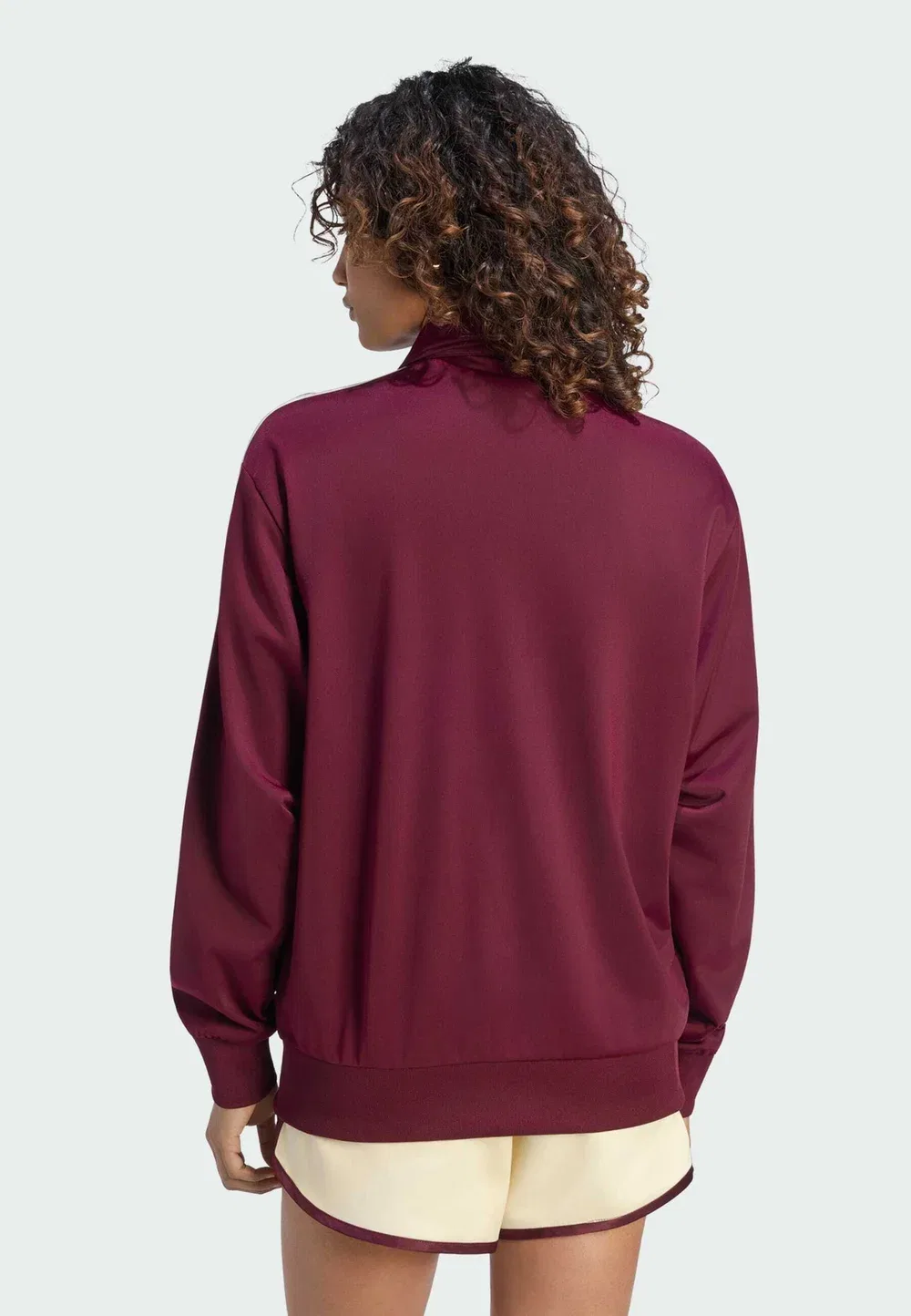 Свободная летняя куртка Firebird Adidas Originals, Maroon Cream White — фото 2
