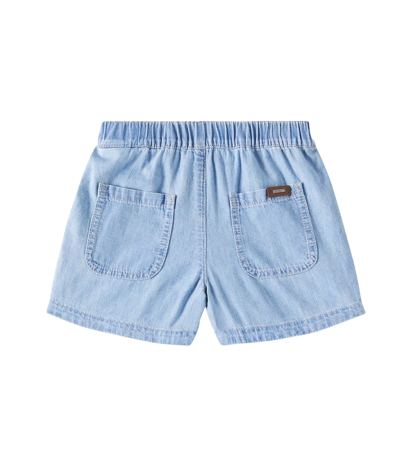Шорты джинсовые Monili Brunello Cucinelli Kids, синий — фото 4