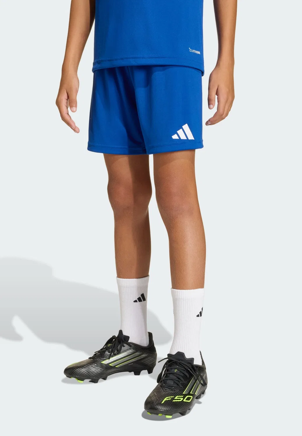 Спортивные шорты Adidas Performance Regular Workout Pants Entrada26 синего цвета — фото 2